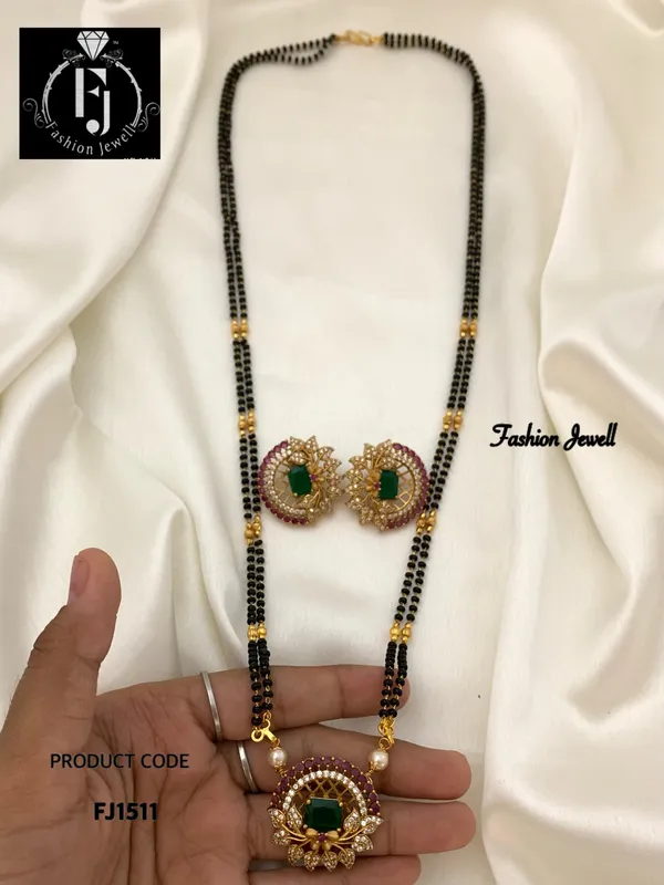 MANUJA_MANGALSUTA_WITH_EARRING(24_INCHES)
