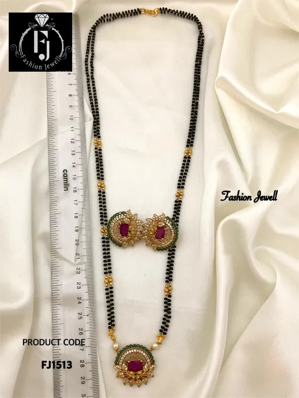 MANUJA_MANGALSUTA_WITH_EARRING(24_INCHES)