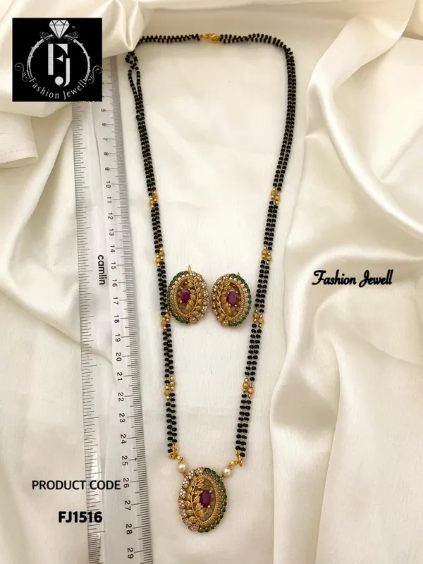 PUSHTI_MANGALSUTRA_WITH_EARRING(24_INCHES)