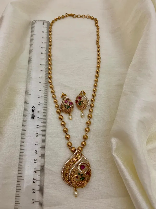 MOHENJO_BALL_CHAIN_PENDENT_SET