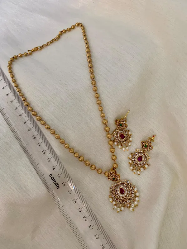 REMOR_BALL_CHAIN_PENDENT_SET
