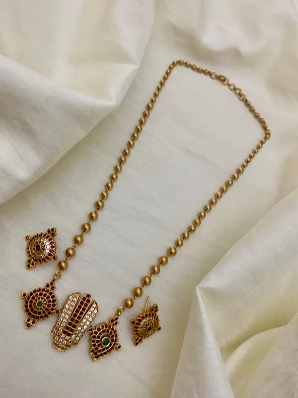 PERUMAL_BALL_CHAIN_PENDENT_SET