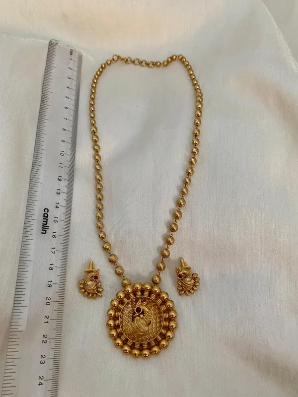 AGHOR_ROUNDBALL_CHAIN__PENDENT_SET