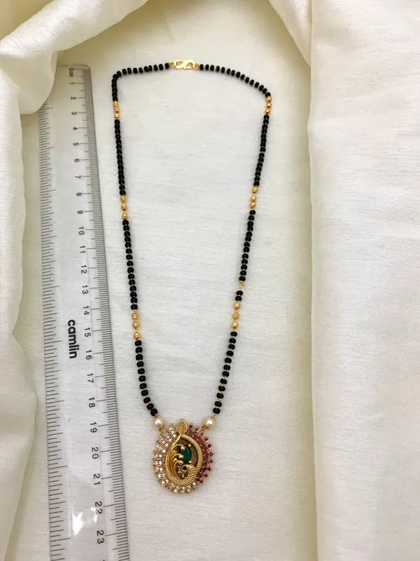 PEACOCK_SINGLE_STRAND_MANGALSUTRA