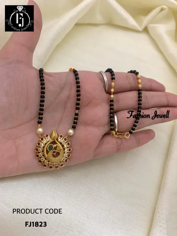 PEACOCK_AD__SINGLE_STRAND_MANGALSUTRA