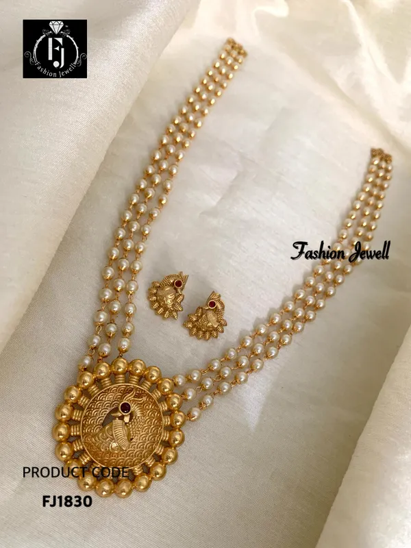PRAKRUTI_GOLD_LONG_HARAM_SET