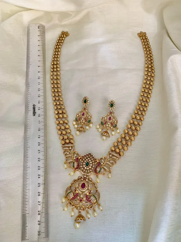 NANDHINI_ANTIQUE_LONG_HARAM