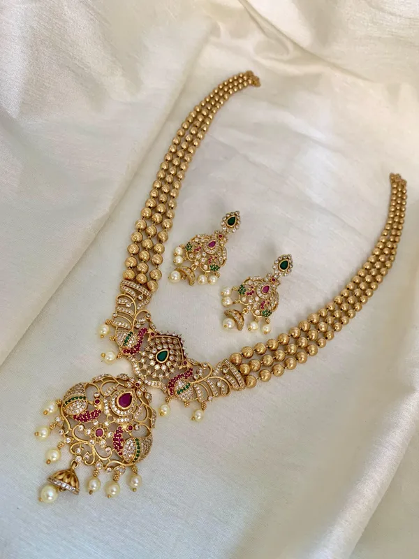 NANDHINI_ANTIQUE_LONG_HARAM