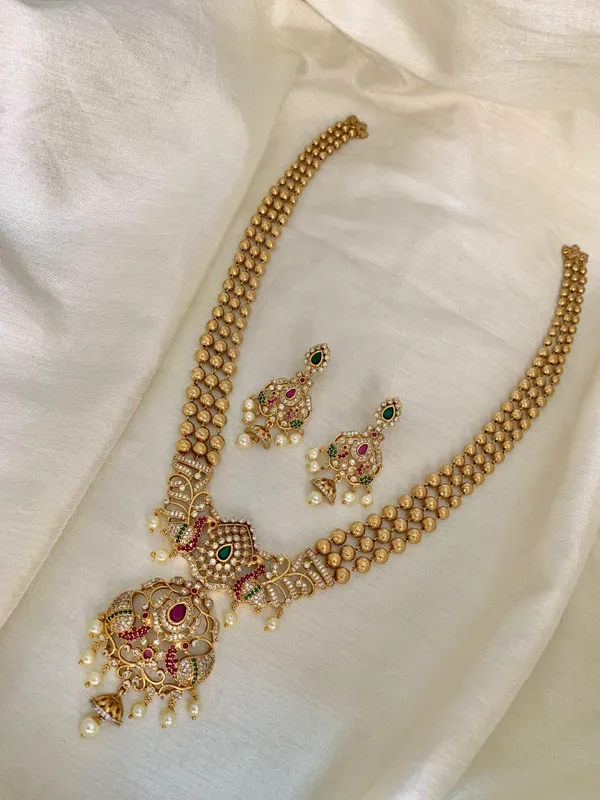NANDHINI_ANTIQUE_LONG_HARAM