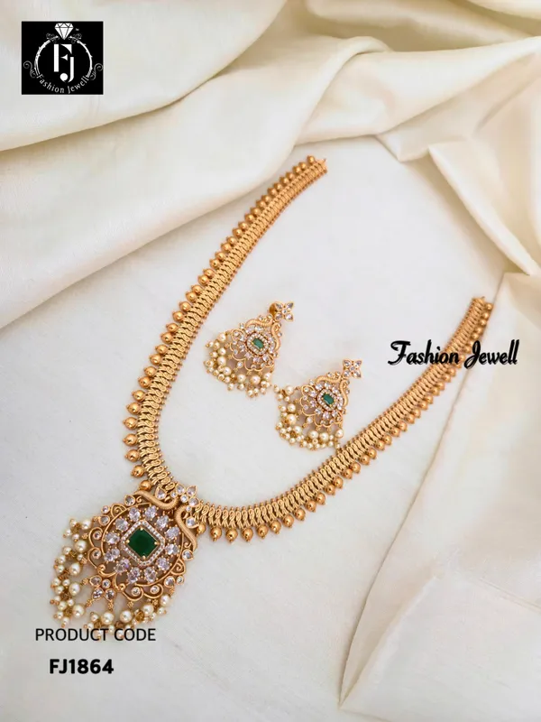 Arpita_Antique_Matte_Finish_Long_Necklace_Set