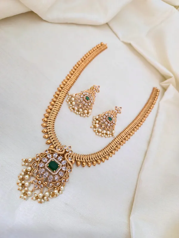 Arpita_Antique_Matte_Finish_Long_Necklace_Set