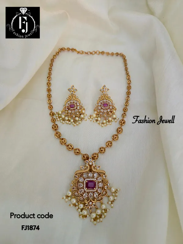Ayra_Antique__Matte_Finish_Lotus_Chain
