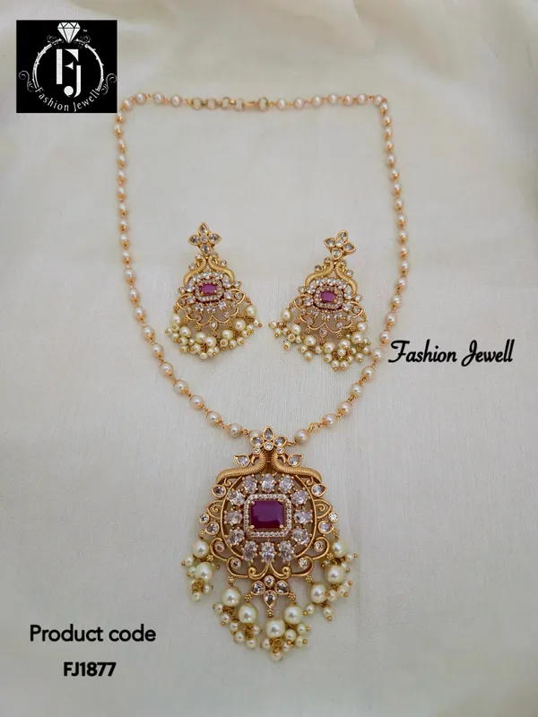 Nadhini_Antique_1Line_Mala_Set