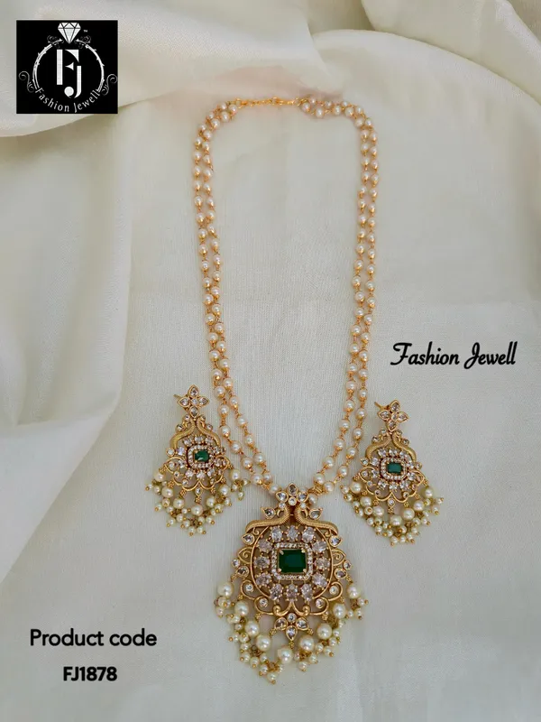 Nandhini_Antique_2Line_Mala_Set