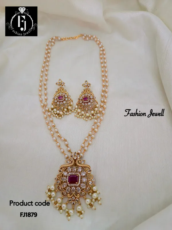 Nandhini_Antique_2Line_Mala_Set