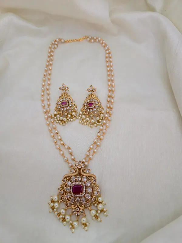 Nandhini_Antique_2Line_Mala_Set