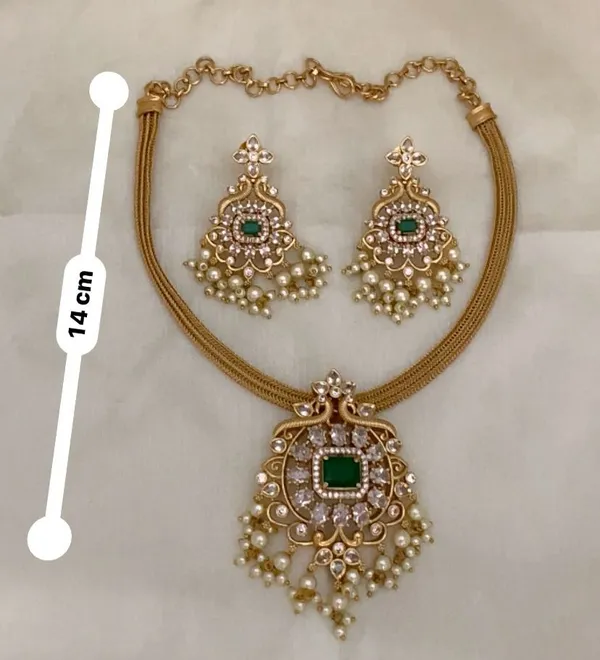Maaniya_Antique_Matte_Finish_Chain_Style_Necklace_Set