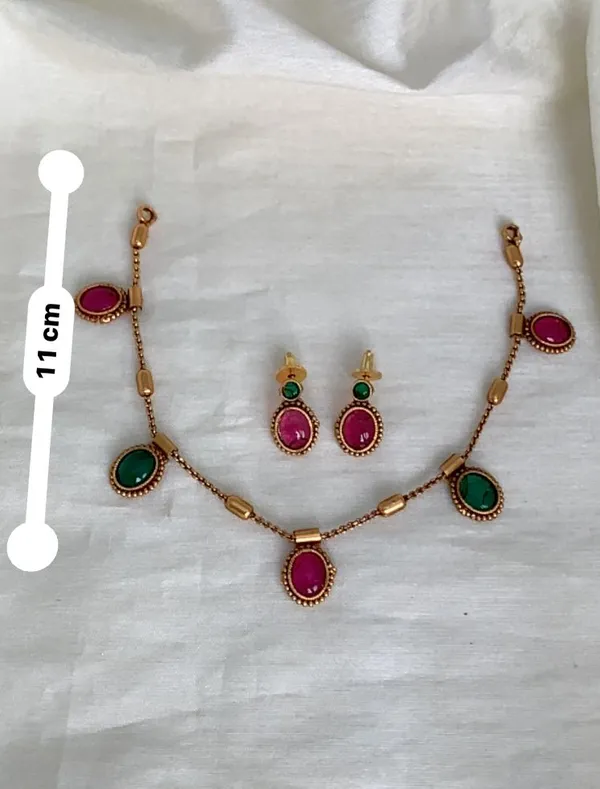 HIMANI_MATT_FINISH_OVAL__NECKLACE_SET
