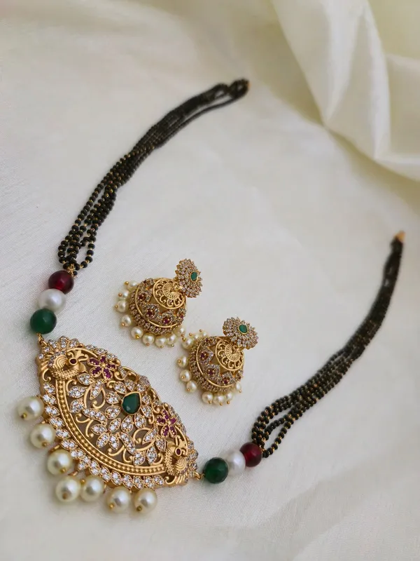DHAVANI_MATT_FINISH_4_LINE_MANGALSUTRA