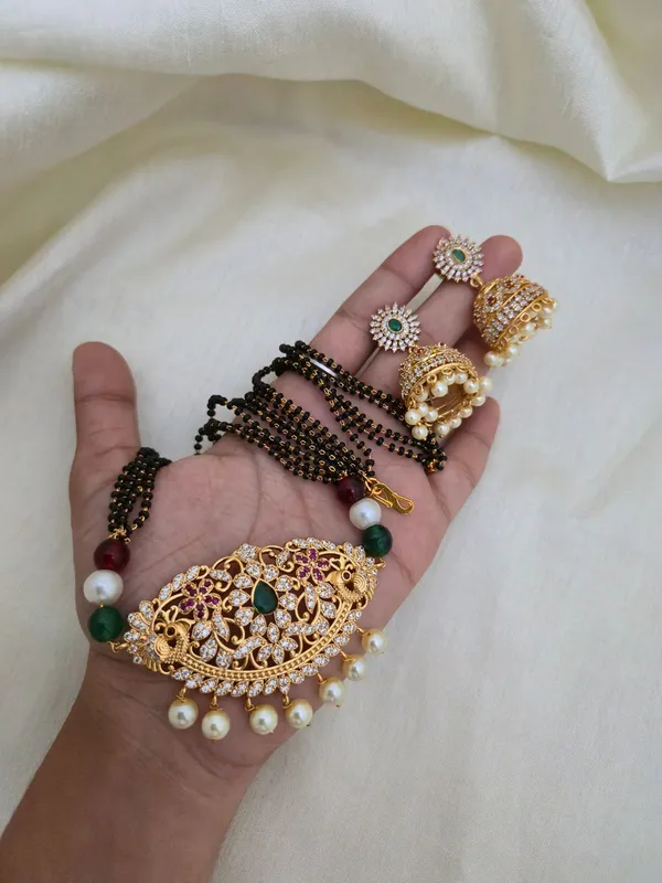 DHAVANI_MATT_FINISH_4_LINE_MANGALSUTRA