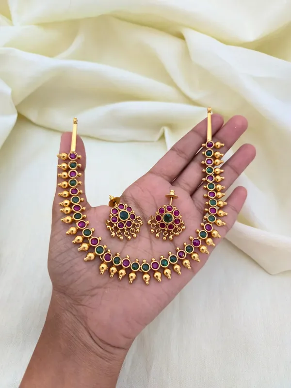 KUSUM_KEMPU_NECKLACE_SET