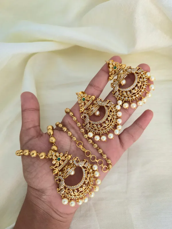DIYA__GOLD_BALL__CHAIN_PENDENT_SET