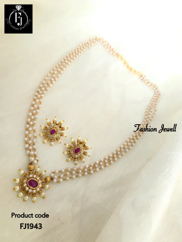 VISHU_PEARL_STRING_NECKLACE_SET