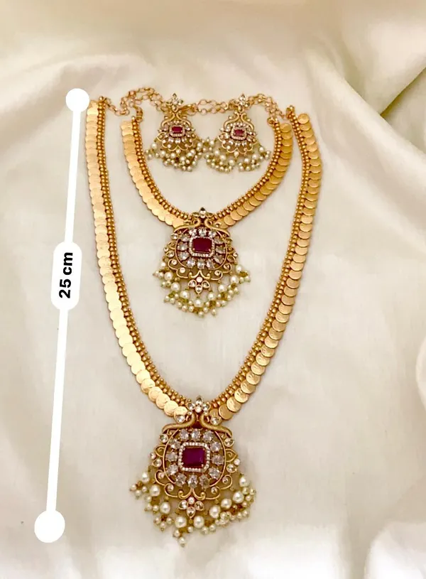 KAASU_SEMI_BRIDAL_LONG_&_SHORT_NECKLACE_SET