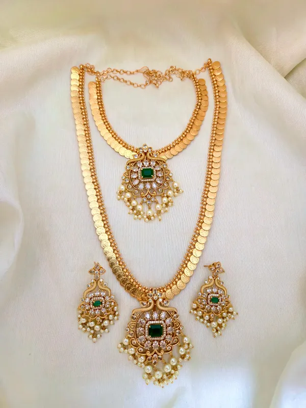 KAASU_SEMI_BRIDAL_LONG_&_SHORT_NECKLACE_SET