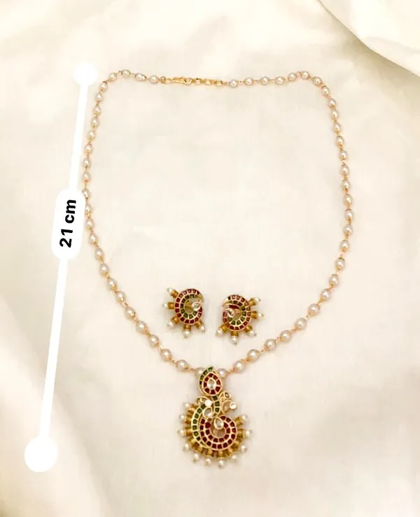MAHAAN_KEMPU_PEARL_MALA__SET