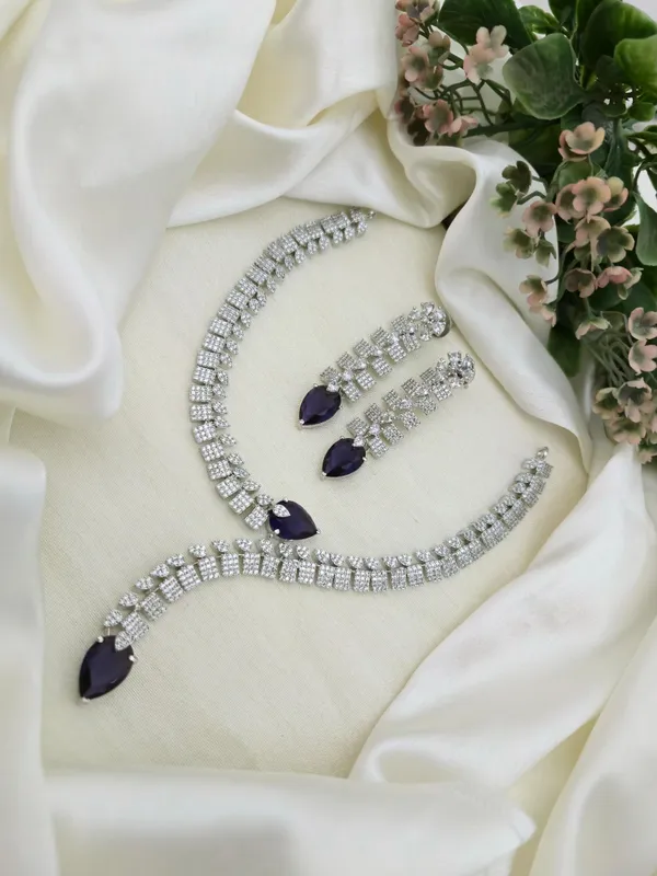 Lara_CZ_Diamond_Necklace_Set
