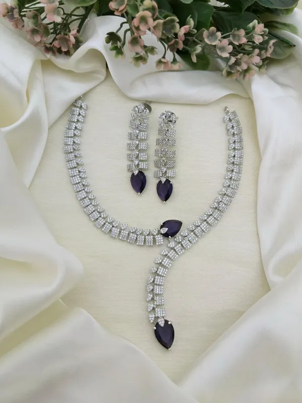 Lara_CZ_Diamond_Necklace_Set