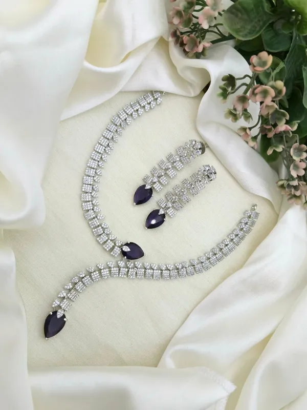 Lara_CZ_Diamond_Necklace_Set