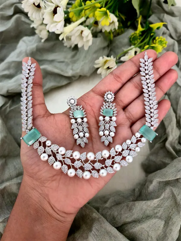 ZELLA_RODIUM_-_DIAMOND_NECKLACE_SET