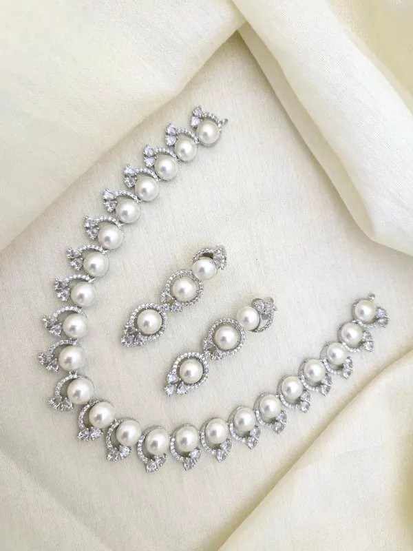 Prutvi_Rhodium_Pearl_Necklace_Set