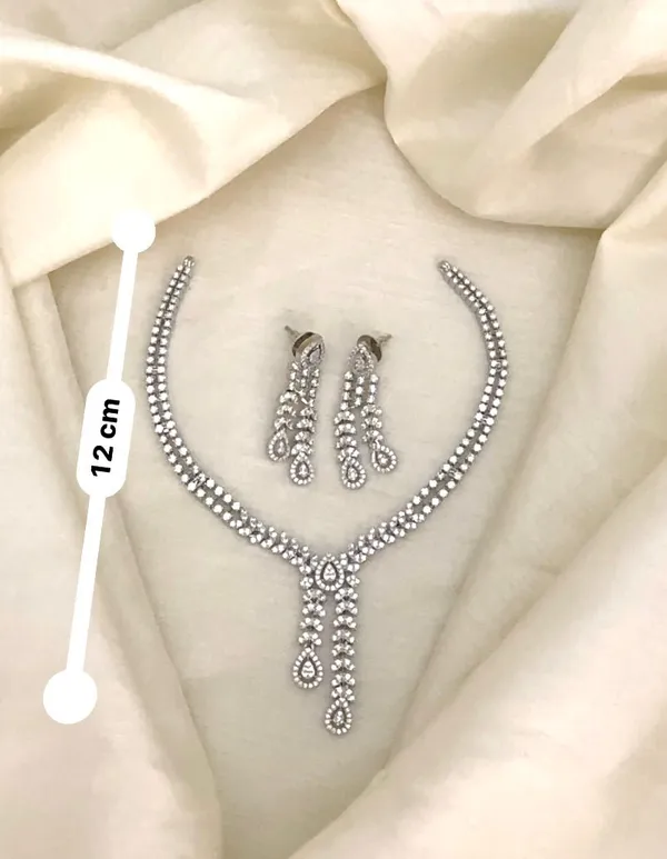 Buddha_Rhodium_Cz_Necklace_Set