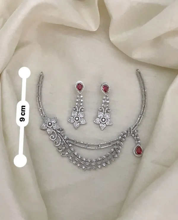 Silvia_Layered_Red_Cz_Necklace_Set