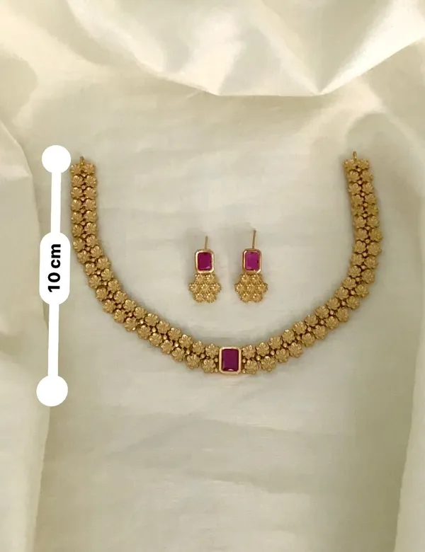 Leafy_Floral_Antique_Necklace_Set