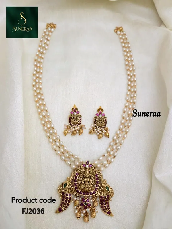 Prasanna_Lakshmi_Design_Long_Haram_set