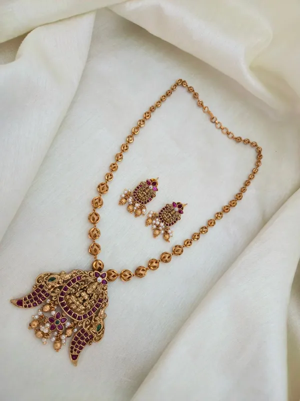 Mahika_Antique_Lakshmi_Long_Necklace_Set