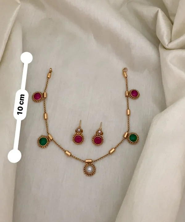 Parama_Antique__Kempu_Necklace_Set