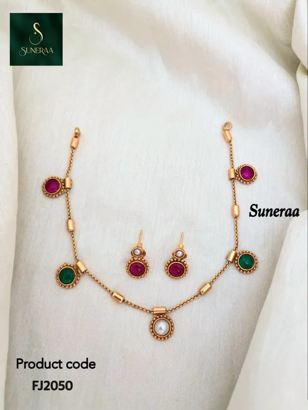 Parama_Antique__Kempu_Necklace_Set