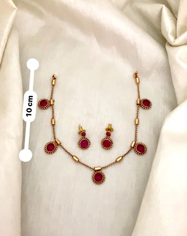 Parama_Antique__Kempu_Necklace_Set