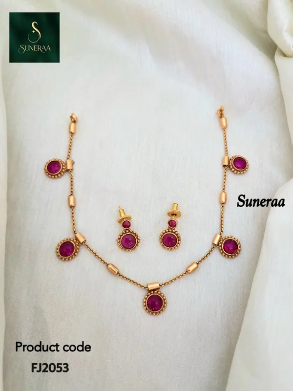 Parama_Antique__Kempu_Necklace_Set