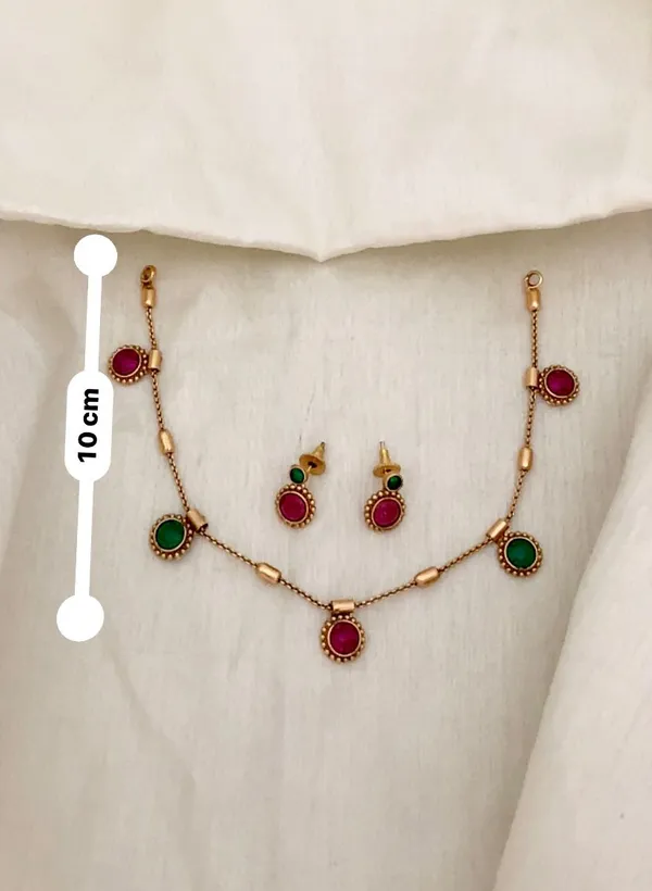 Parama_Antique__Kempu_Necklace_Set
