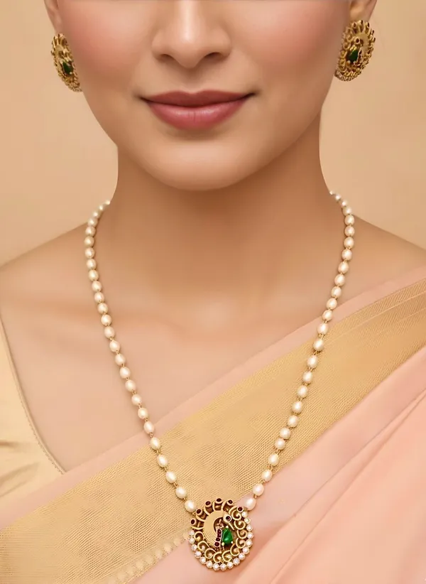 Satakshi_Antique_Pendant_Set