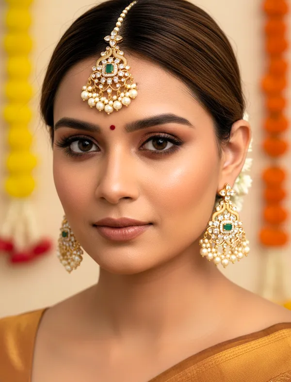 Dheema_Maangtikka_with_Earrings