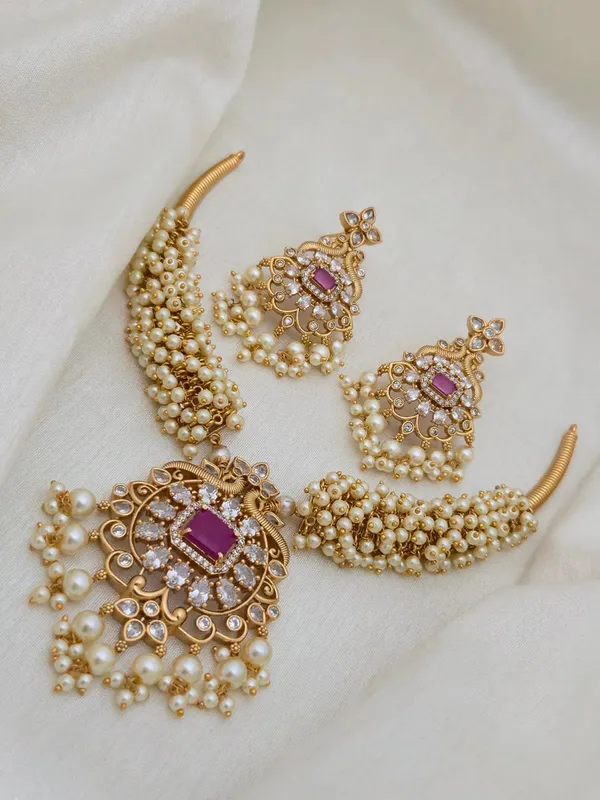 RUBY_PEARL_NECKLACE_SET