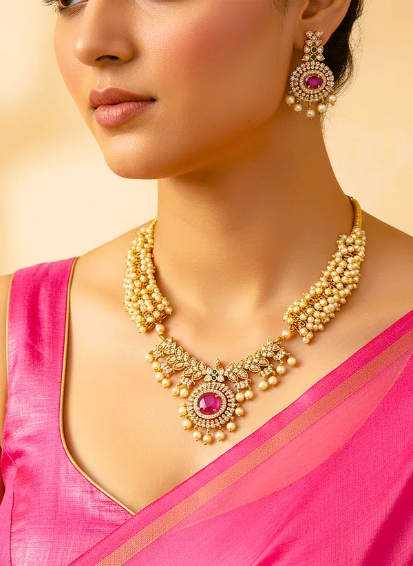 VEDA_PEARL_NECKLACE_SET