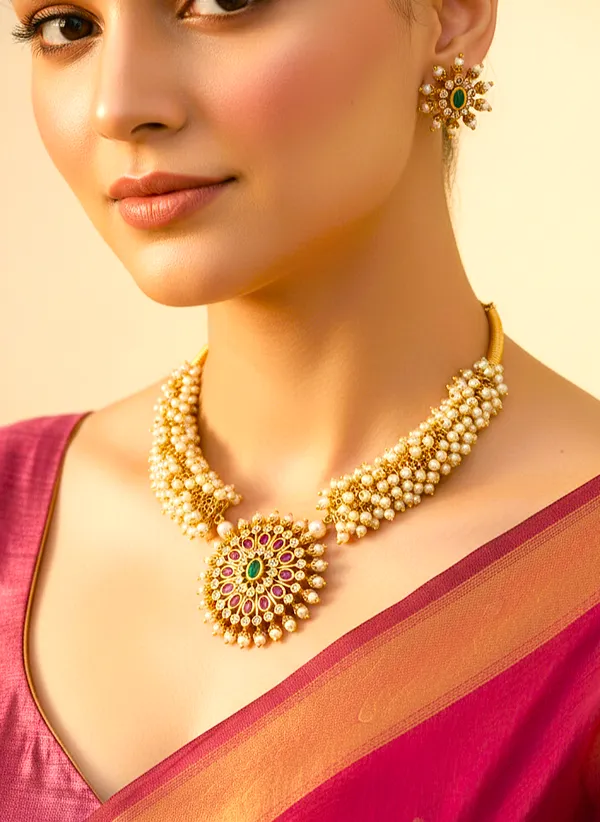 BARKHA_PEARL_NECKLACE_SET